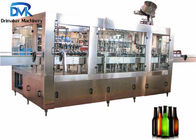 Round Square Glass Bottle Soda Filling Machine 18 Filling Heads 3500kg Weight