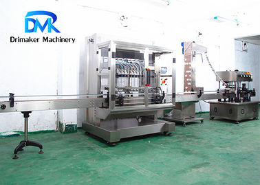 Alcohol Liquid Bottling Machine / Stainless Steel  Liquid Filling System