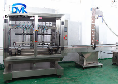 Alcohol Liquid Bottling Machine / Stainless Steel  Liquid Filling System