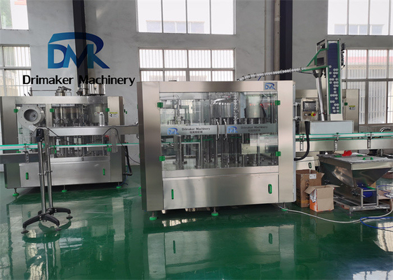 Automatic PET / PP / PE Water Bottling Machine With 0.4 - 0.6Mpa Air Pressure