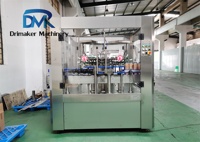 Automatic Empty Can Rinsing Machine Stainless Steel Structure