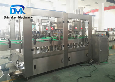 Milk Beverage Liquid Bottling Machine High Filling Accuracy Compact Structure